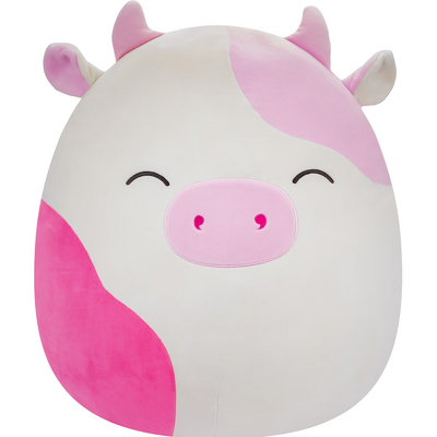 Jucarie de plus SQUISHMALLOWS Squad 18 - Vacuta Caedyn, 40 cm
