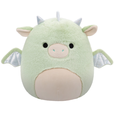 Jucarie de plus SQUISHMALLOWS Squad 20 Fuzz A Mallows Dragonelul Drew, 30 cm