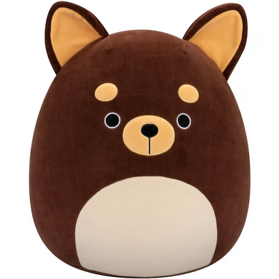 Jucarie de plus SQUISHMALLOWS Squad 21 - Catelusa Chihuahua Barkevina, 35 cm