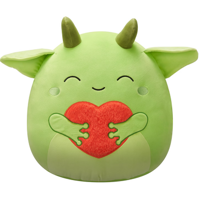 Jucarie de plus SQUISHMALLOWS Squad 22 - Valentines, Goblinul Fitzy, 30 cm