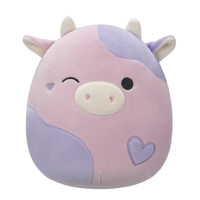 Jucarie de plus SQUISHMALLOWS Squad 22 - Valentines, Vacuta Patty, 30 cm