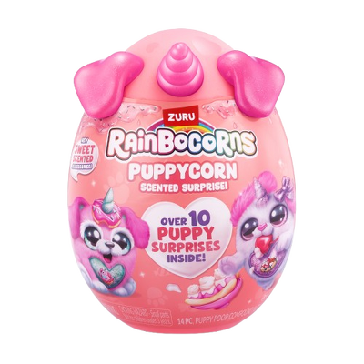 Jucarie de plus surpriza, RAINBOCORNS, PuppyCorn Surprise Seria 4
