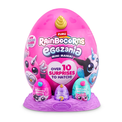 Jucarie de plus surpriza  RAINBOCORNS - Unicornul curcubeu Eggzania