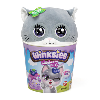 Jucarie interactiva de plus Pisicuta - Blueberry Kitty