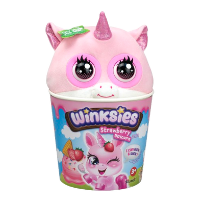 Jucarie interactiva de plus Unicorn - Strawberry Unicorn