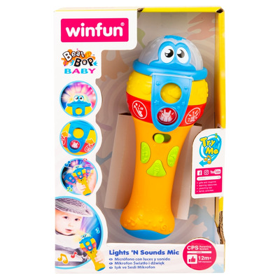 Jucarie microfon cu lumini si sunete