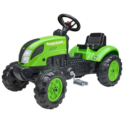 Jucarie pentru copii tractor cu pedale - verde Country Farmer
