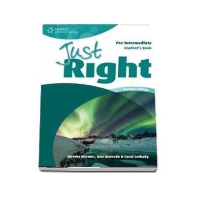 Just Right Pre intermediate. Students Book