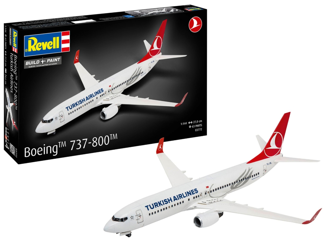 Kit de asamblare Revell Boeing 737-800 Turkish Airlines