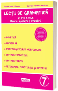 Lectii de gramatica clasa a VII-a