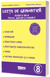 Lectii de gramatica clasa a VIII-a