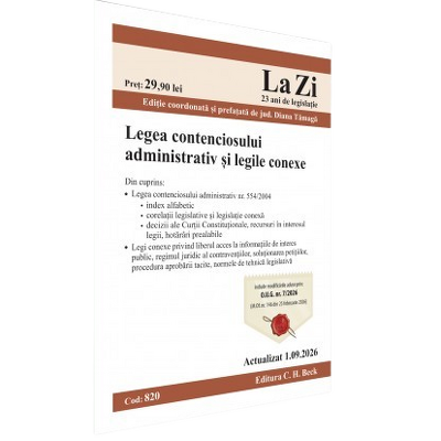 Legea contenciosului administrativ si legile conexe