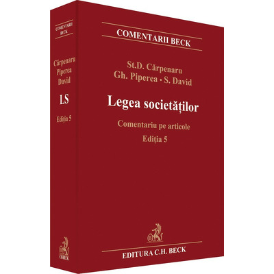 Legea societatilor comerciale. Comentariu pe articole. Editia 5