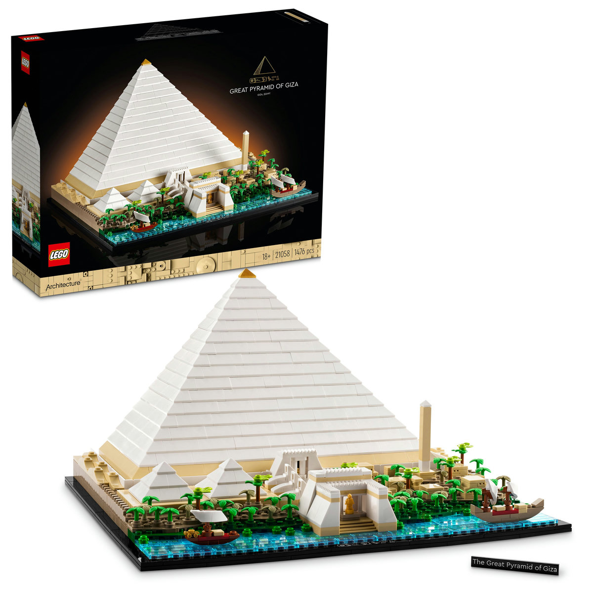 LEGO Architecture. Marea Piramida din Giza cu 1476 de piese