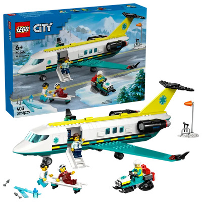 LEGO. Avion ambulanta pentru urgente - constructii si joaca creativa