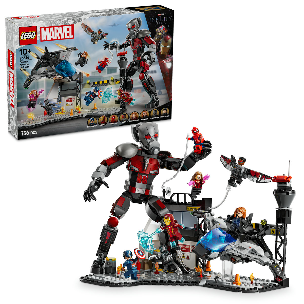 LEGO. Batalia din Captain America: Civil War