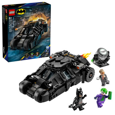 LEGO. Batman Tumbler vs Two Face si Joker - confruntare supereroi si raufacatori