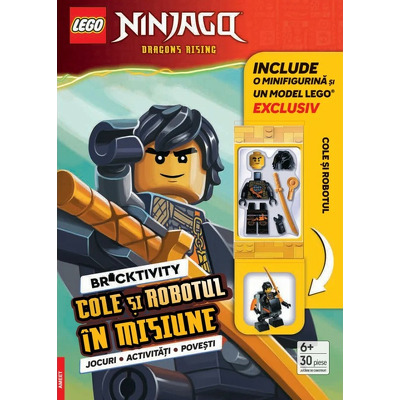 LEGO (Bricktivity Ninjago) - Cole si Robotul in misiune