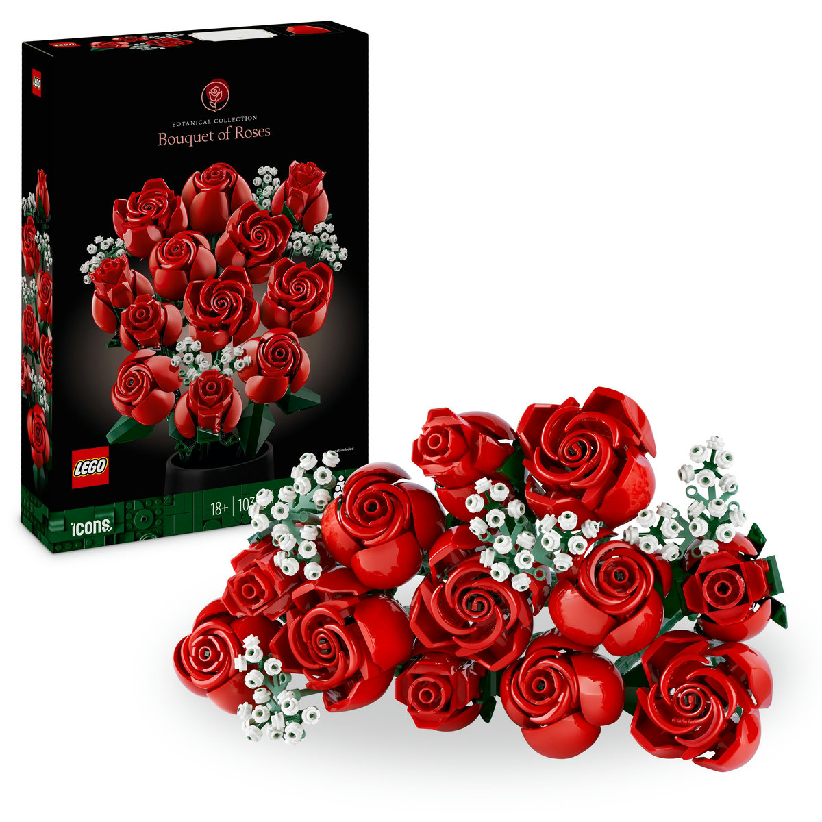 LEGO. Buchet de trandafiri