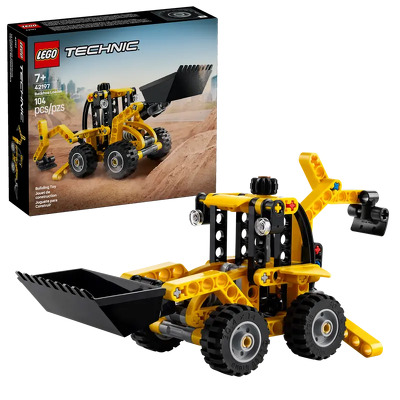 LEGO.  Buldoexcavator - utilaj de constructii pentru joaca