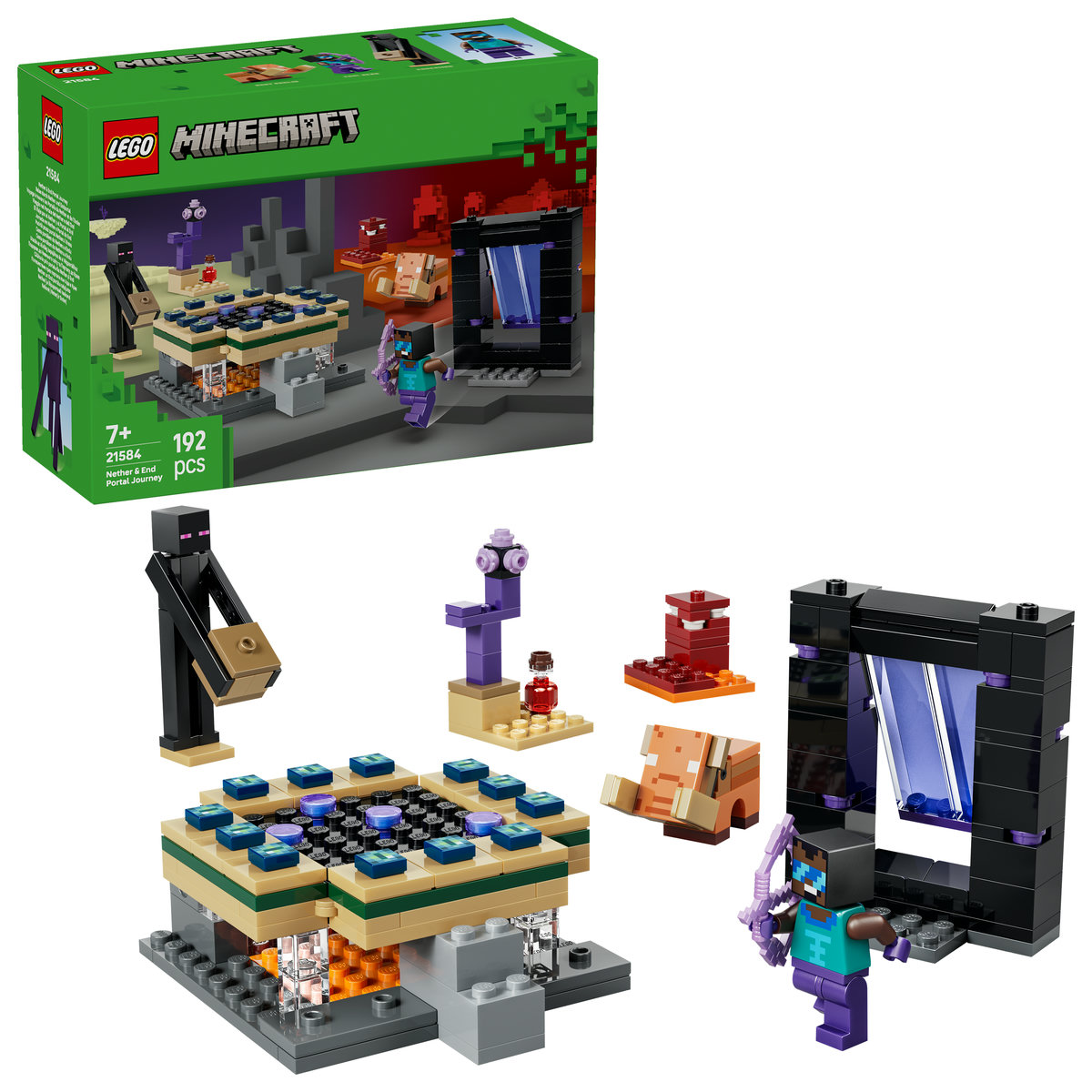LEGO. Calatorie prin portalurile Nether şi End