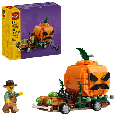 LEGO. Camioneta cu dovleac sculptat LEGO. Camioneta cu dovleac sculptat
