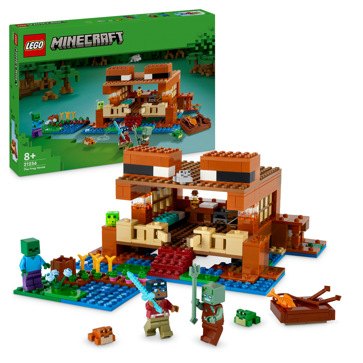LEGO. Casa broasca cu 289 piese pentru constructie si joaca creativa