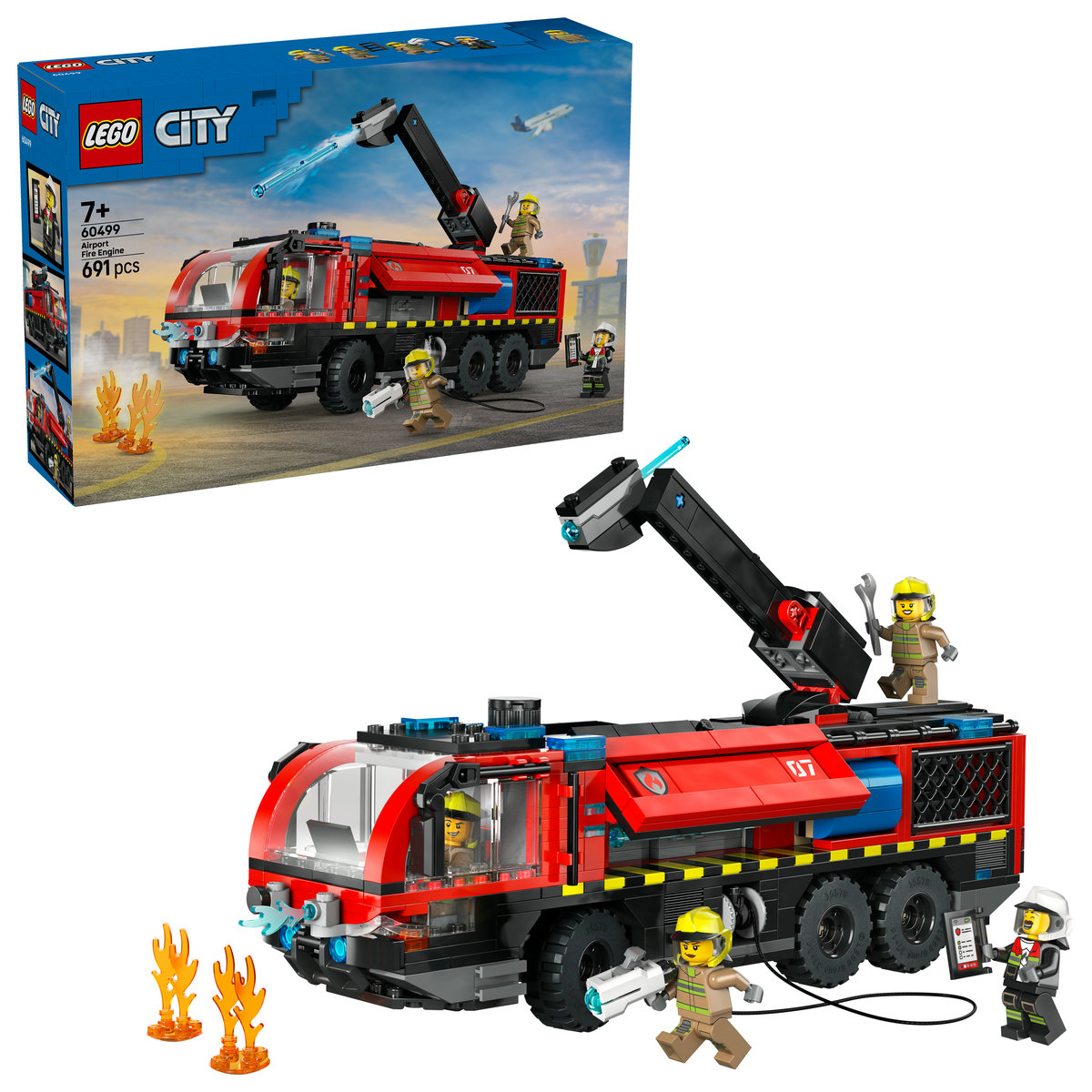 LEGO. City Autospeciala de pompieri la aeroport
