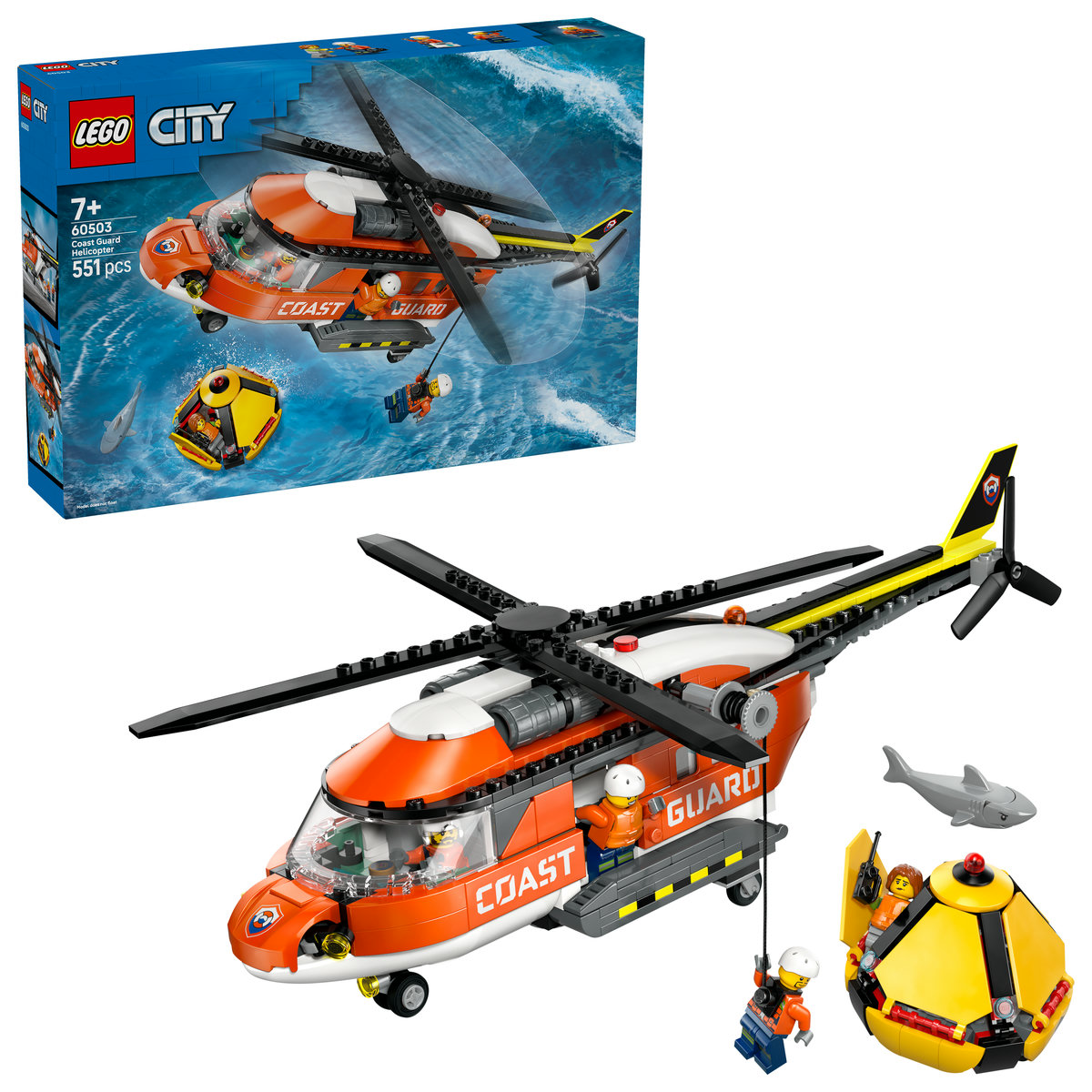 LEGO City. Elicopter al pazei de coasta