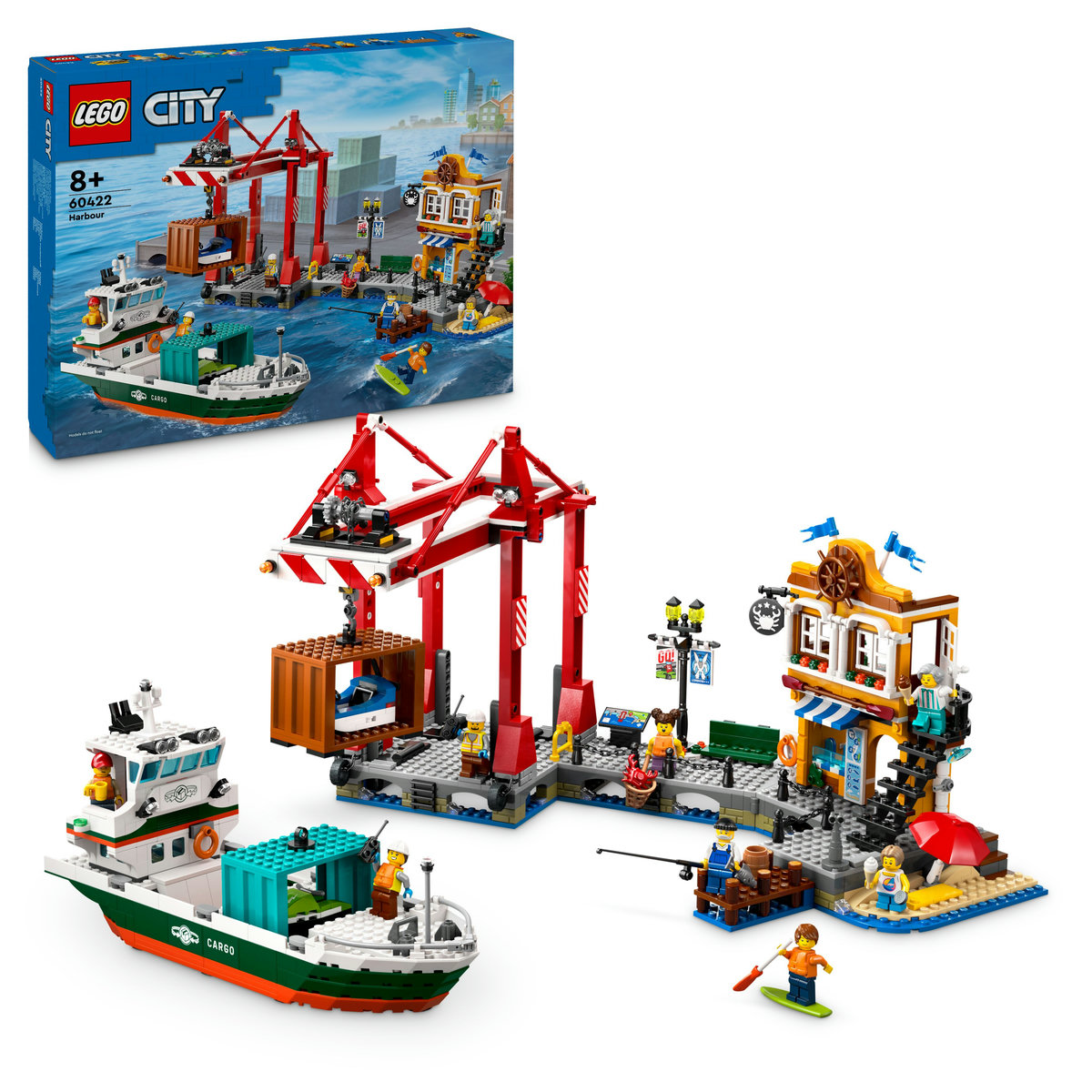 LEGO City. Port si nava de transport marfa