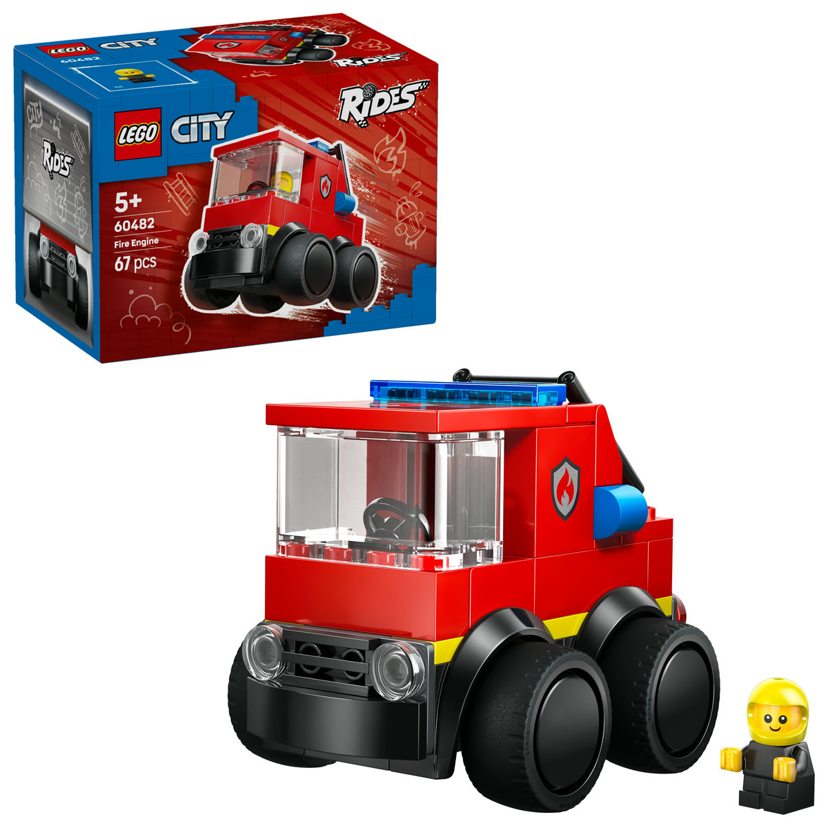 LEGO City. Vehicule camioneta de pompieri