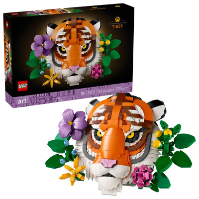 LEGO. Colectia de fauna - tigru pentru fani si joaca