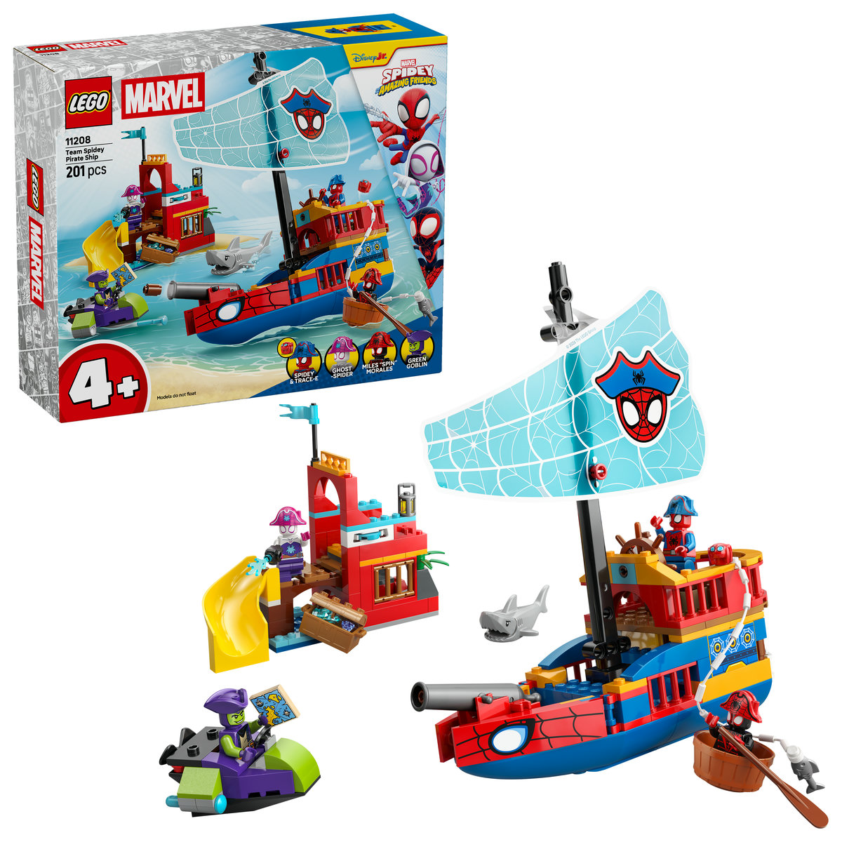 LEGO. Corabia de pirati a echipei lui Spidey