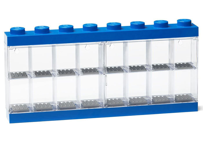 LEGO. Cutie albastra pentru 16 minifigurine