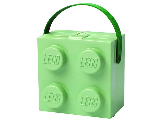 LEGO. Cutie pentru sandwich 2x2 verde