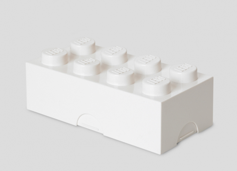 LEGO. Cutie pentru sandwich alb