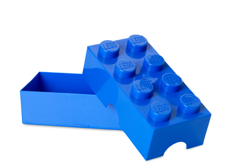 LEGO. Cutie sandwich 2x4 albastru