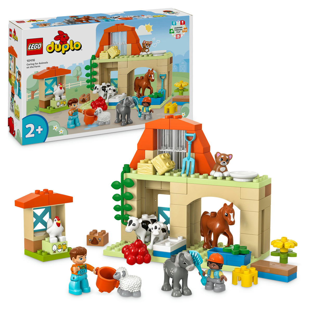 LEGO DUPLO. Ingrijirea animalelor la ferma cu 112 piese