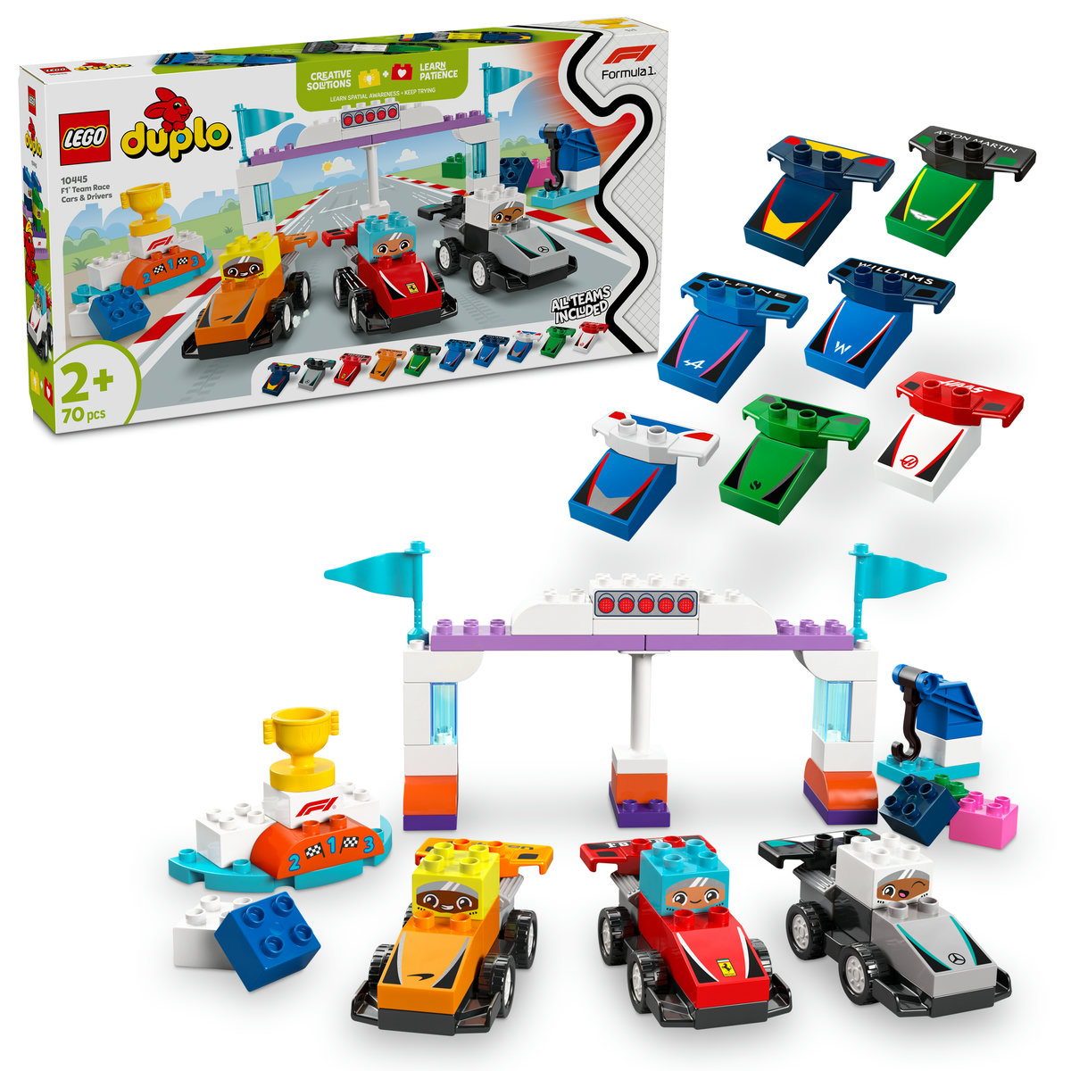 LEGO. Echipa F1: Masini si piloti de curse