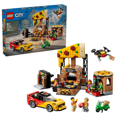 LEGO. Experienta livrarii de pizza cu vehicule