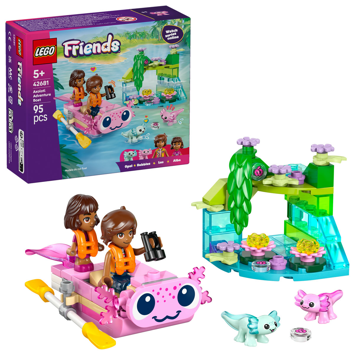 LEGO. Friends Barca - axolotl pentru aventuri