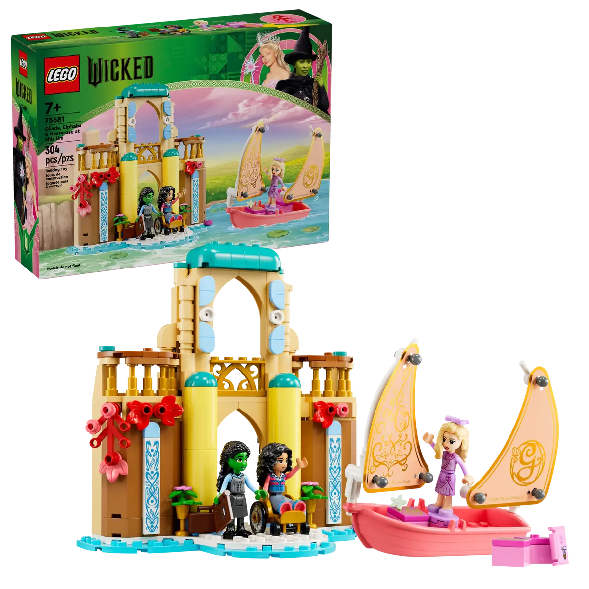 LEGO. Glinda, Elphaba si Nessarose la Universitatea Shiz