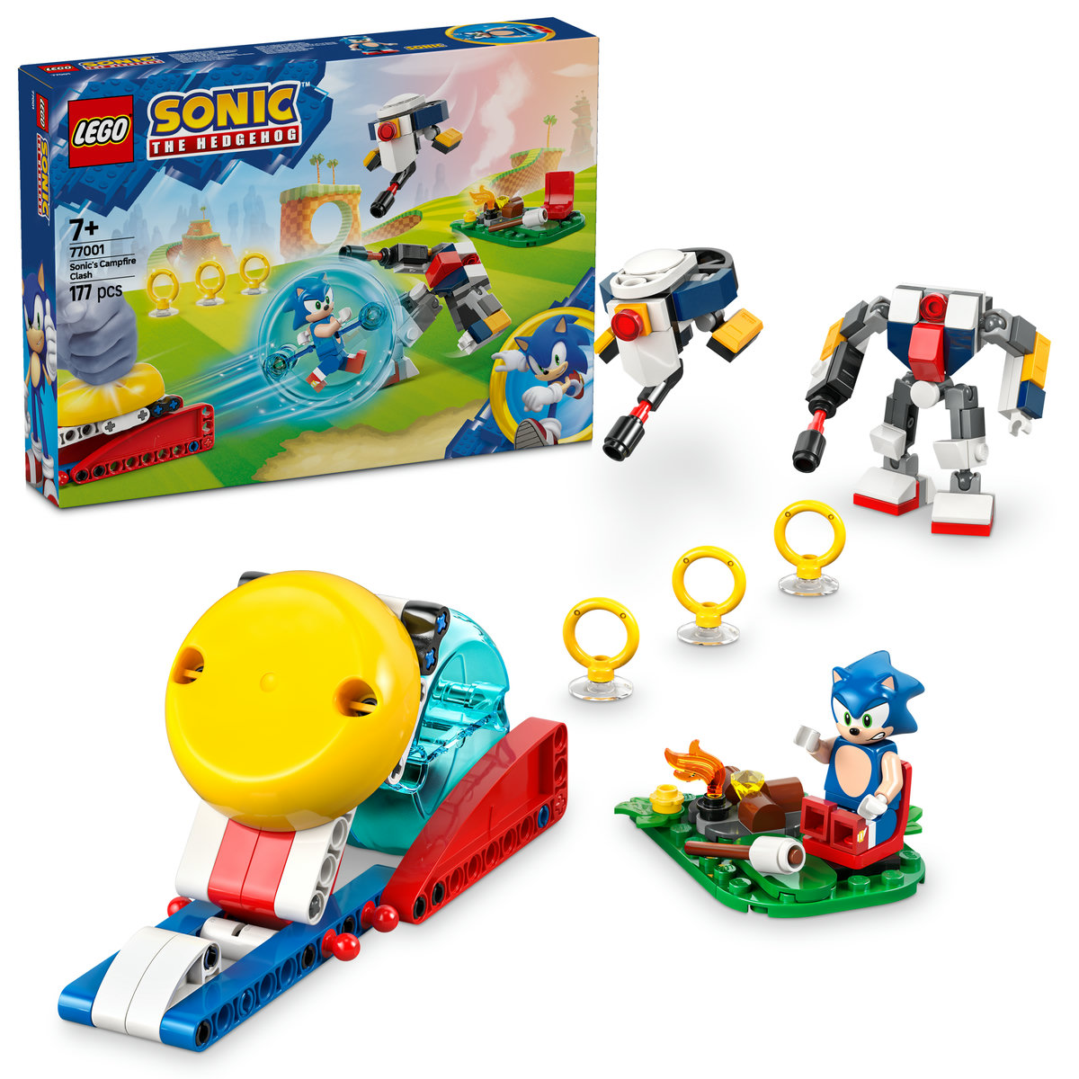 LEGO. Infruntare la focul de tabara al lui Sonic - aventura si actiune