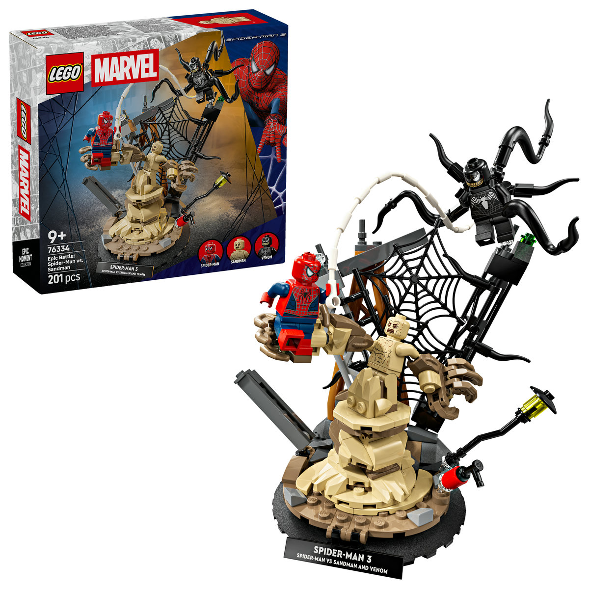 LEGO Marvel. Batalie memorabila Omul Paianjen vs Sandman