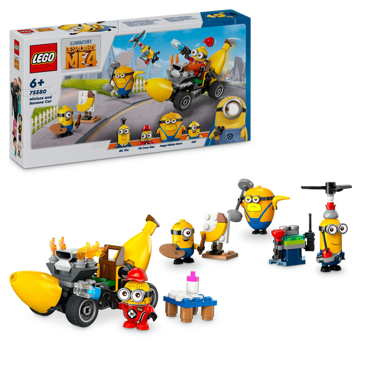 LEGO. Minionii si masina-banana