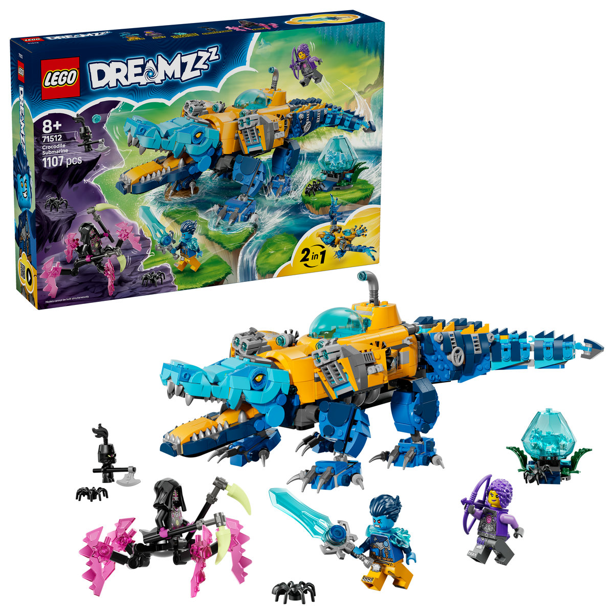 LEGO Ninjago. Submarin crocodil