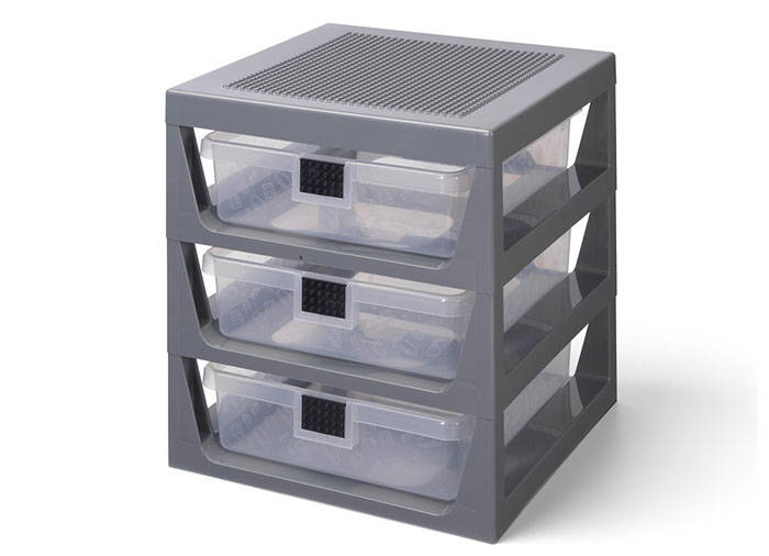 LEGO. Organizator LEGO cu trei sertare