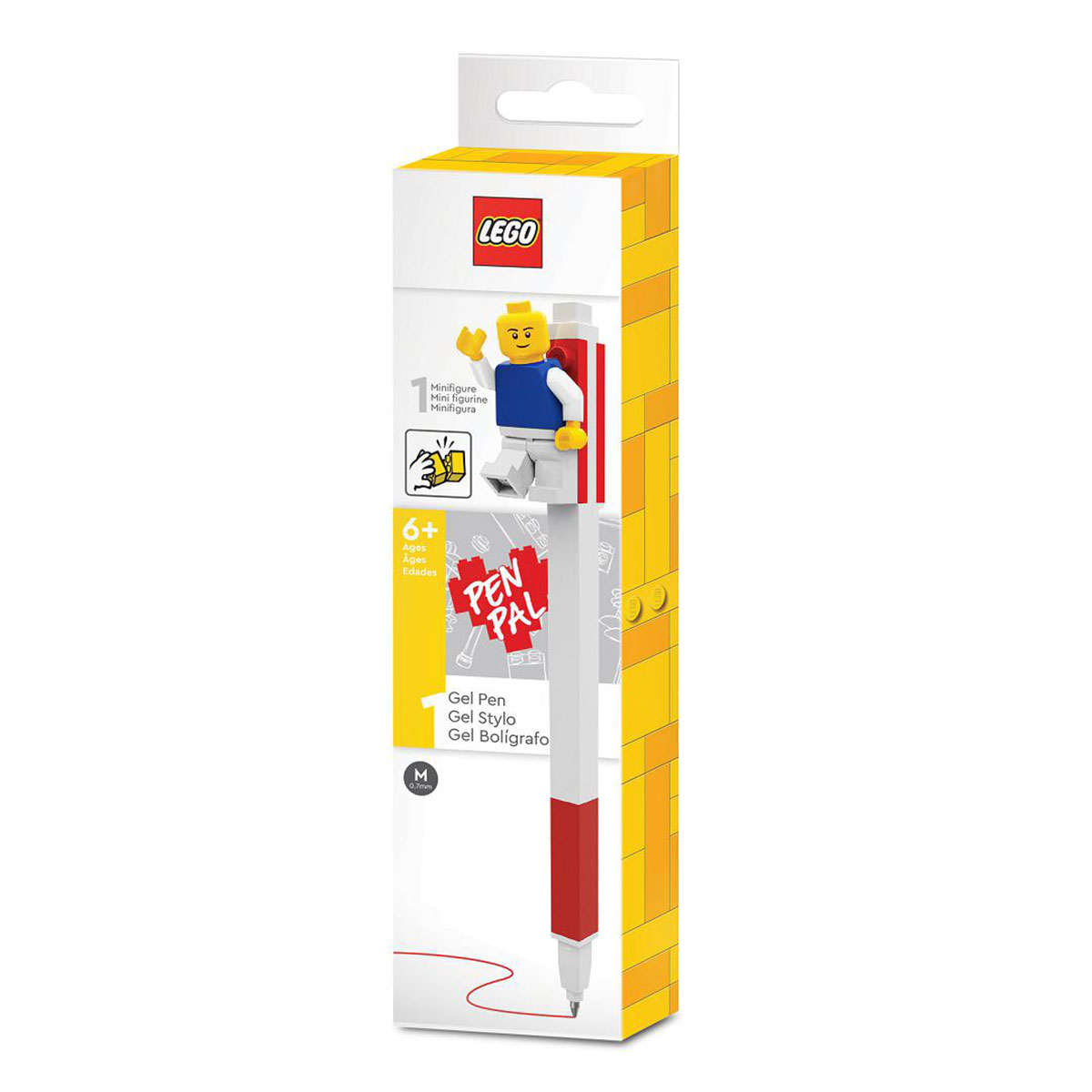 LEGO. Pix cu gel LEGO rosu