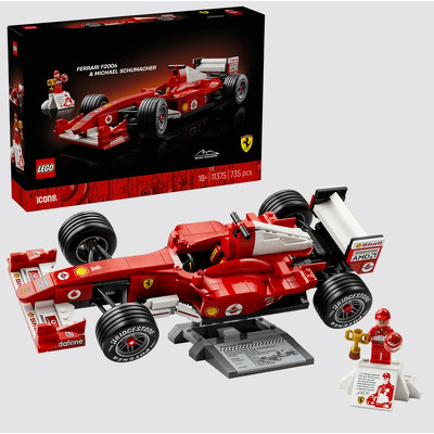 LEGO Speed Champions. Ferrari F2004 si Michael Schumacher