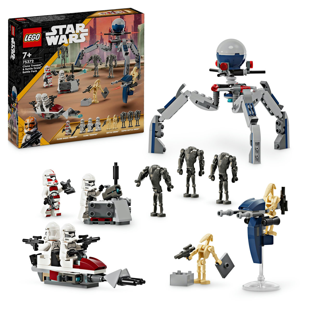 LEGO STAR WARS.  Pachet de lupta: Clone Trooper si droid de lupta